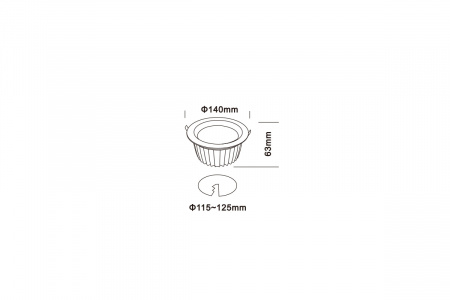 Светильник ДАУНЛАЙТ SMD IP44 20 Вт LE-СВО-16-020-7586-44Д – №4