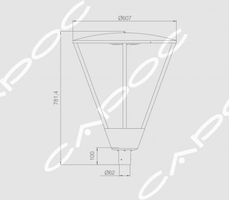Светодиодный уличный светильник Оккервиль LED OK LED M – №2