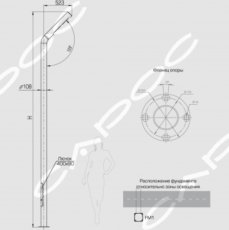 Светодиодная система уличного освещения Стик 108 STICK 108 50 – №2